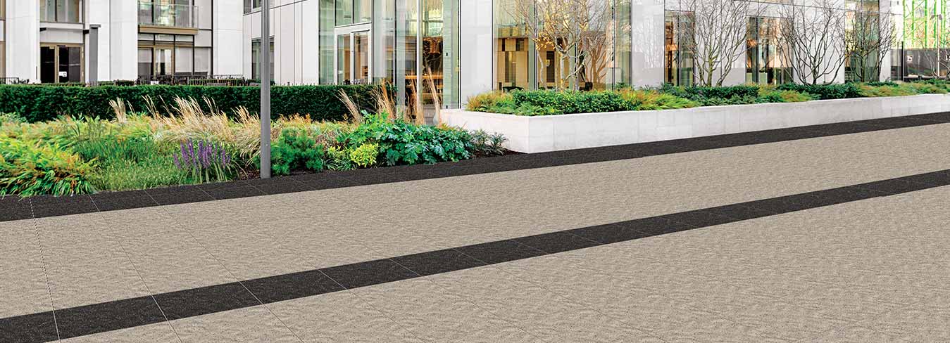 How do Parking tiles help improve the look of your patio