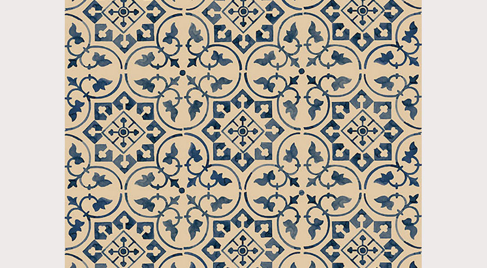 Beige & Navy Blue